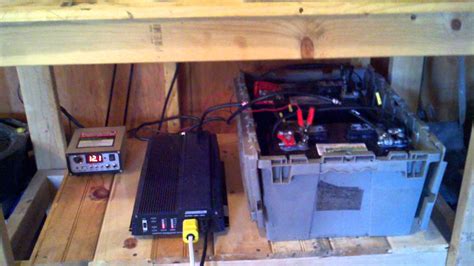 Solar Power Setup For My Shed Harbor Freight Solar Panels And Inverter