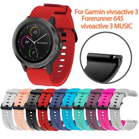 D Y Eo Th Thao Silicon Cao Su Mm T Ng Th Ch Cho Garmin Vivoactive