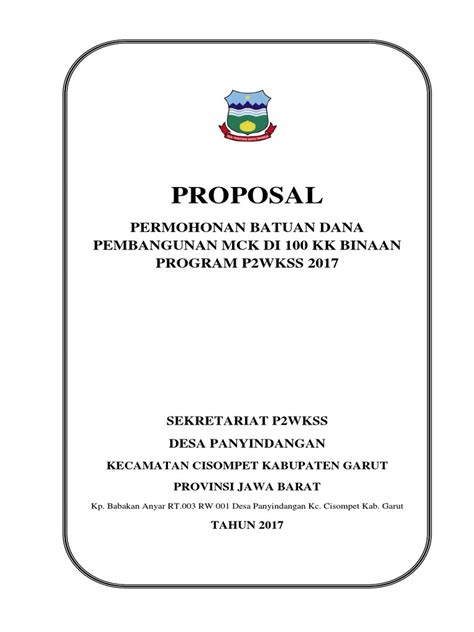 Contoh Proposal Pengajuan Csr Ke Perusahaan Pulp