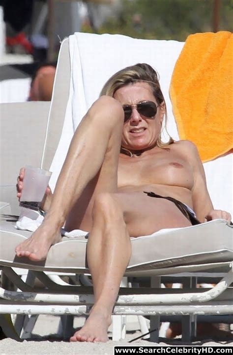 French Journalist Claire Chazal Topless In South Beach Celebrity Porn