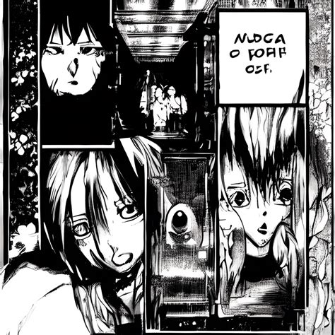 Horror Manga Page · Creative Fabrica