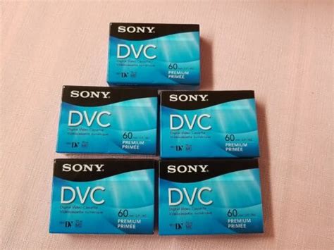 Lot Of Sony Mini Dv Premium Min Dvc Dvm Prr Digital Video