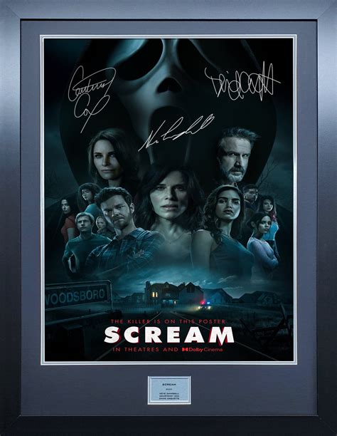 Scream 2022 Signed Movie Poster – The Frame Lab