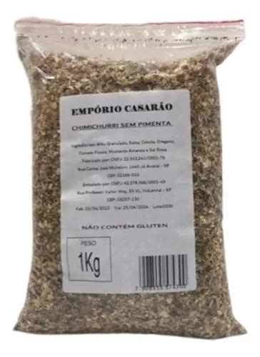 Tempero Chimichurri Sem Pimenta Pacote De Kg Mercadolivre