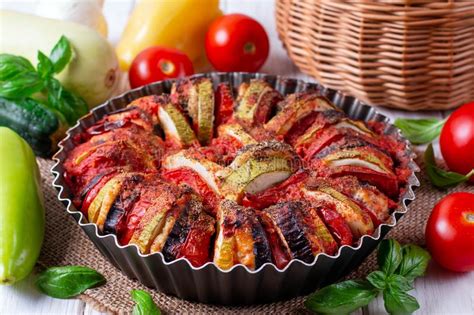 Ratatouille Vegetales Tradicionales Franceses De Origen Provenzal