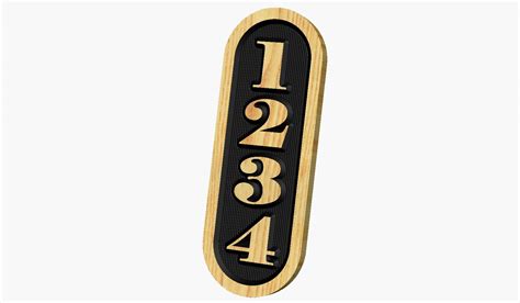 personalized vertical address marker   high    wide
