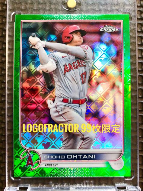 大谷翔平 Topps Chrome 2022 99枚限定 メルカリ