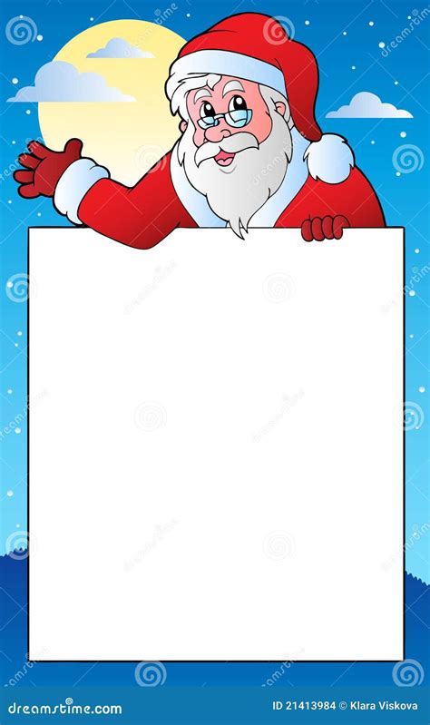 Frame with Santa Claus Theme 1 Stock Vector - Illustration of ...