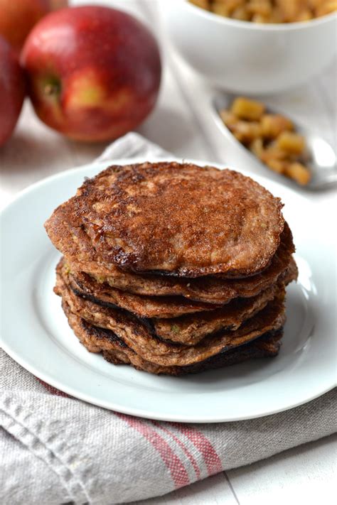 Apple Cinnamon Pancakes Topped With Stewed Apples Women Of Today