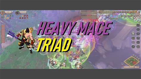 80 TRIAD Vs 200 PKO DROP Heavy Mace POV Albion Online ZvZ EAST