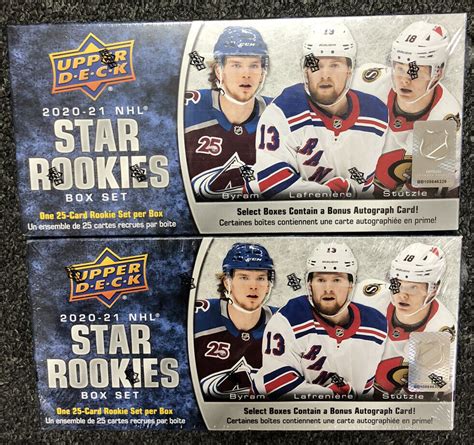 New Set Of Upper Deck Nhl Star Rookies Card Boxes New