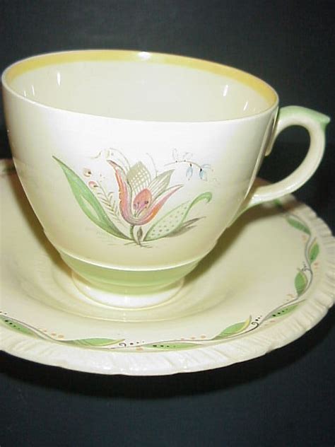 New Hall Romney Cup Saucer Hanley England Ebay