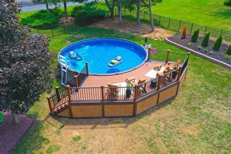 30 Best Above Ground Pools With Deck Ideas Architectures Ideas