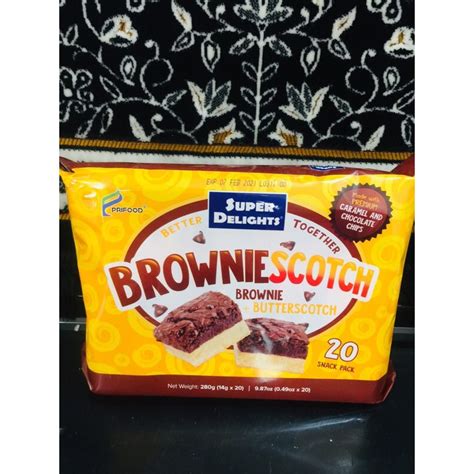 Super Delights Browniescotch Brownie Butterscotch Snack Pack