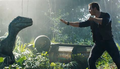 Jurassic World Fallen Kingdom First Trailer Chris Pratt Reunites