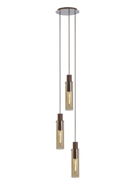 Meyer Slim 3 Light Cluster Pendant Abbeygate Lighting