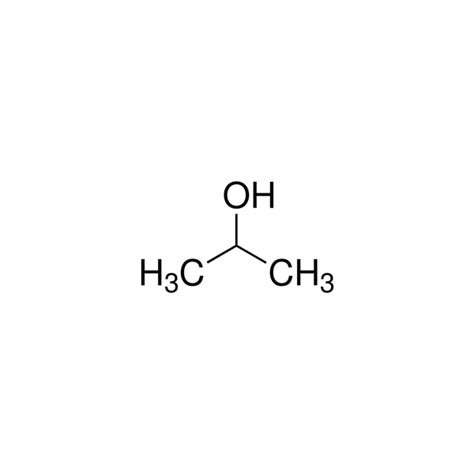 Isopropyl Alcohol Line Structure