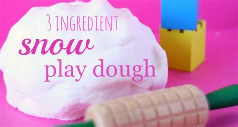 Classroom Recipes White Play Dough Winter Activities Preschool