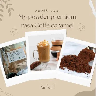 Powder Bubuk Minuman Rasa Coffee Caramel Premium 1kg Coffe Caramel 1kg