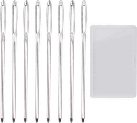 Bronagrand 50pcs 27 Inch Metal Large Eye Blunt Needles