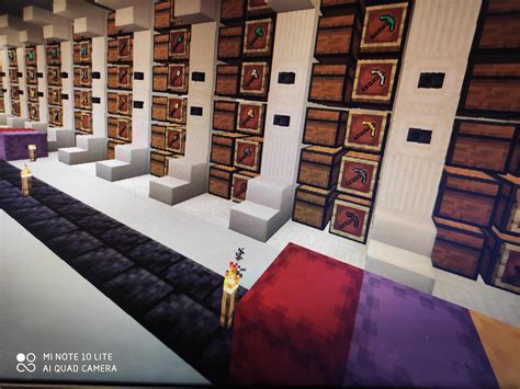 Minecraft Storage Room Layout