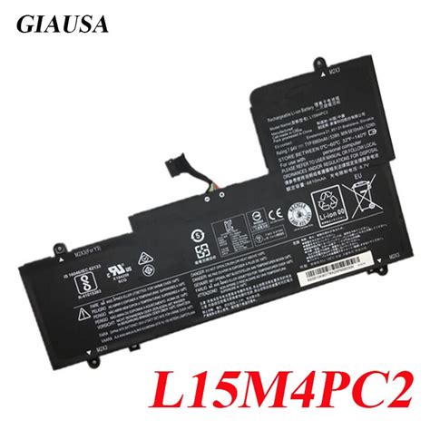 Giausa Nuevo L M Pc Bater A Para Lenovo Yoga L L Pc Ikb