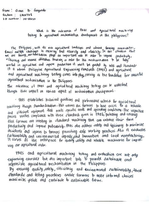 assignment  elementary education studocu