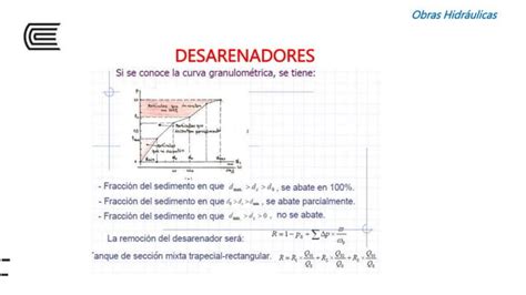 6 SEMANA 3a DESARENADORES INFRAESTRUCTURA Pptx