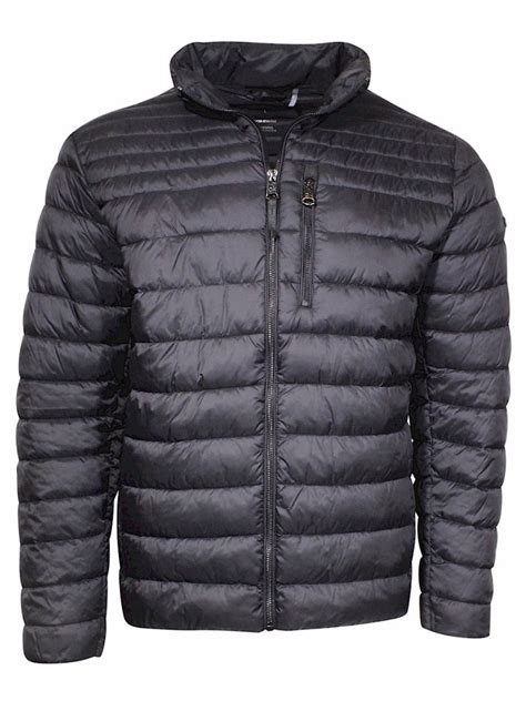 Calvin Klein Men S Packable Water Resistant Zip Front Black Puffer Jacket Sz Xl