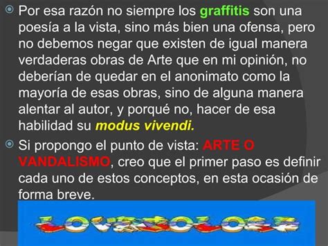 Graffiti Arte O Vandalismo PPT