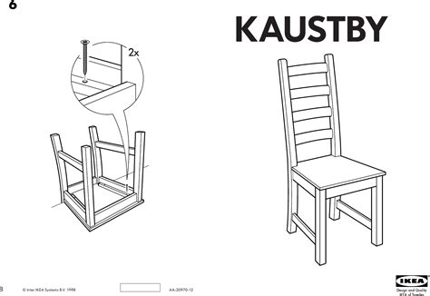 Ikea Kaustby Chair Assembly Instruction