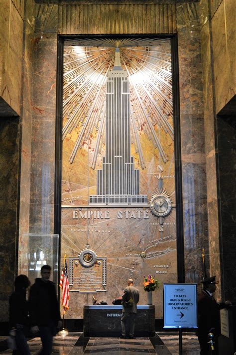 The Empire State Building Lobby | Empire state building, Empire state ...