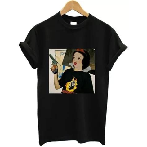 Camisa Camiseta Branca De Neve Princesa Swag Gangster Shopee Brasil