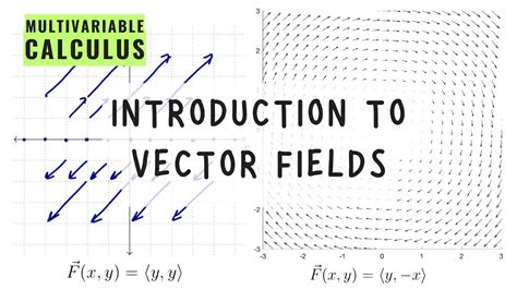 Multivariable Calculus Vector Fields Youtube