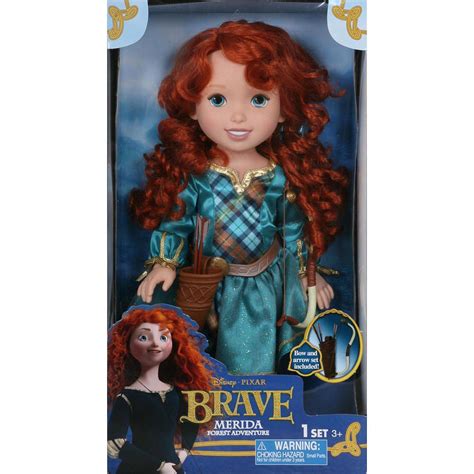 Disney Pixar Brave Merida Toddler Doll Bow And Arrow