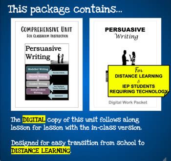 PERSUASIVE WRITING Grades 3 4 By Logical Lessons TPT