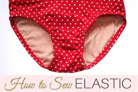 How To Sew Elastic In Leotards Sewing Elastic Sewing Leotards