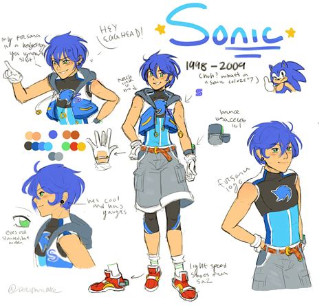 sonic gijinka by sa2battle on DeviantArt