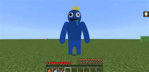 Play As Blue Rainbow Friends Morph Mod Mods For Minecraft