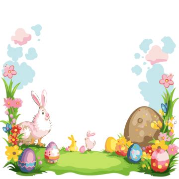 Religious Easter Border PNG Transparent Images Free Download | Vector ...