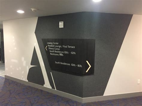 Interior Wayfinding Signs Indianapolis Sign Company Custom Business