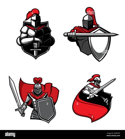 Knight Warrior Mascot