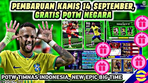 PEMBARUAN KAMIS 14 SEPTEMBER GRATIS POTW NEGARA EPIC TERBARU GRATIS