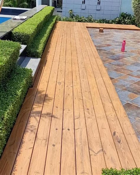 Brown Wpc Deck Flooring Service For Outdoor At Best Price In New Delhi