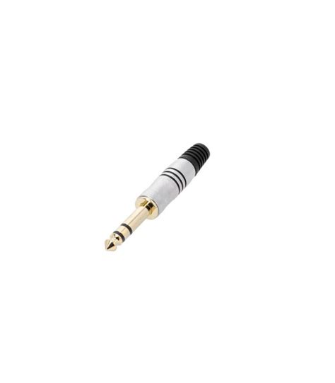 ADAM HALL K3CJM3GOLD 6 3mm STEREO JACK GOLD PLATED CONNECTOR