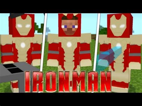 New IRON MAN Mod For Minecraft Bedrock YouTube