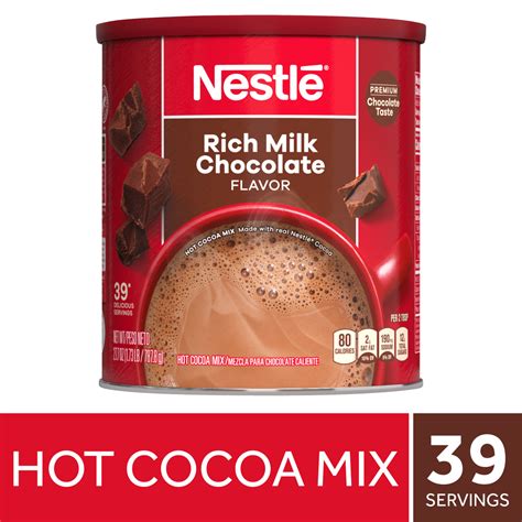 Nestle Hot Cocoa Mix Classic Rich Milk Chocolate Flavor Hero