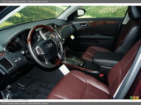 Black Bordeaux Interior Photo For The 2011 Toyota Avalon Limited