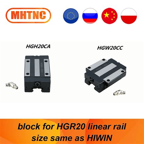 High Quality On Sale Block For Linear Rail Guide Hgr20 1 Pcs Hgh20ca