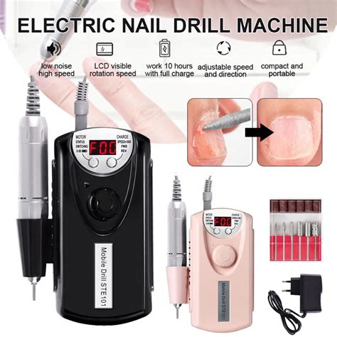 Jual BD COD Nail Art Alat Kikir Kuku Elektrik Portable